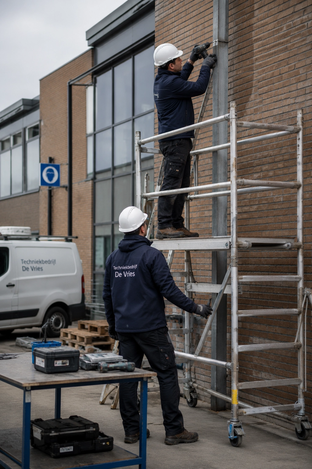 VCA en veiligheid op de werkvloer Technische medewerkers voeren werkzaamheden veilig uit met geschikte arbeidsmiddelen en persoonlijke beschermingsmiddelen.