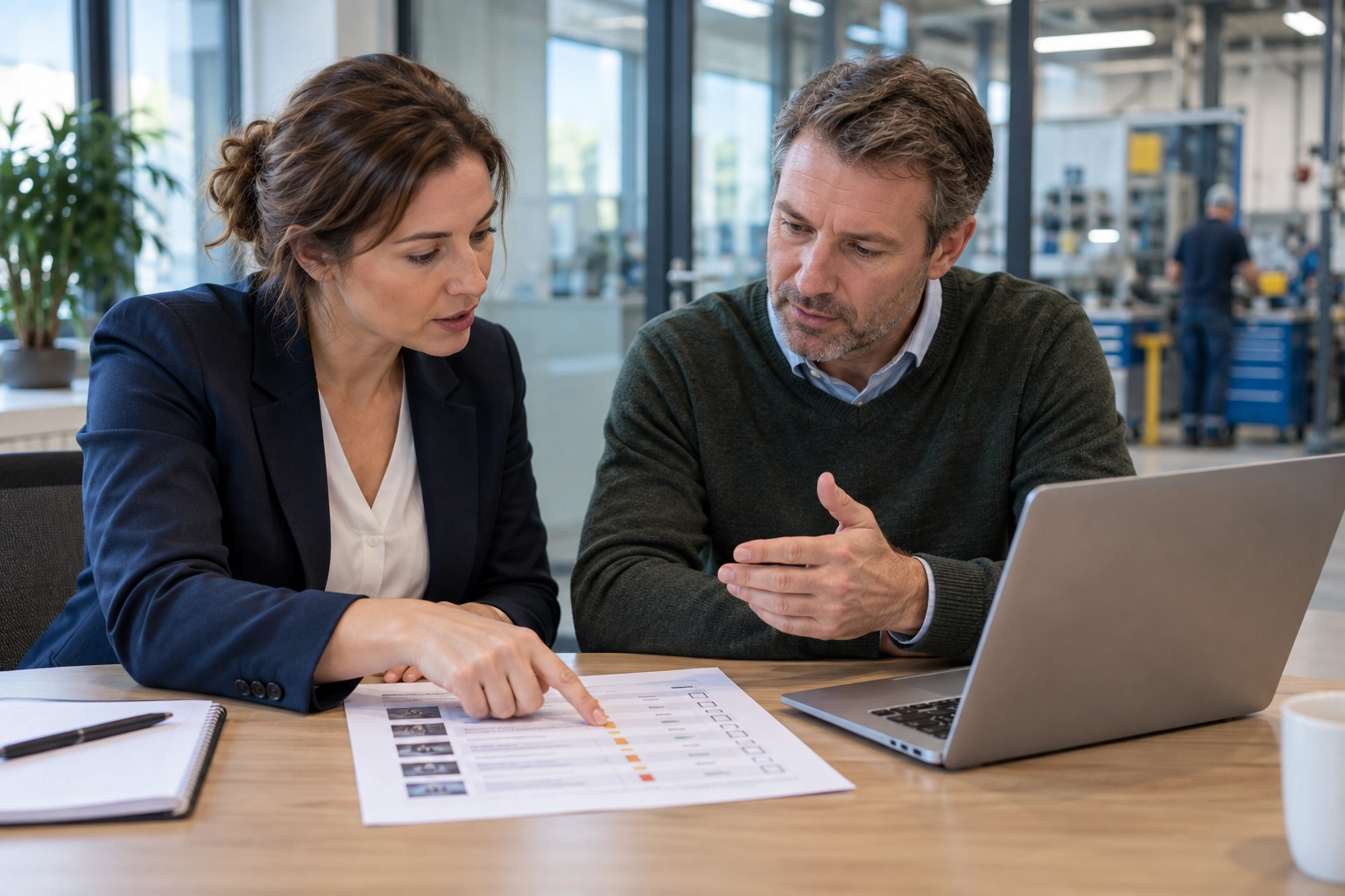Risico’s inventariseren en evalueren in de RI&E Adviseur en werkgever beoordelen samen geïnventariseerde arbeidsrisico’s voor de RI&E