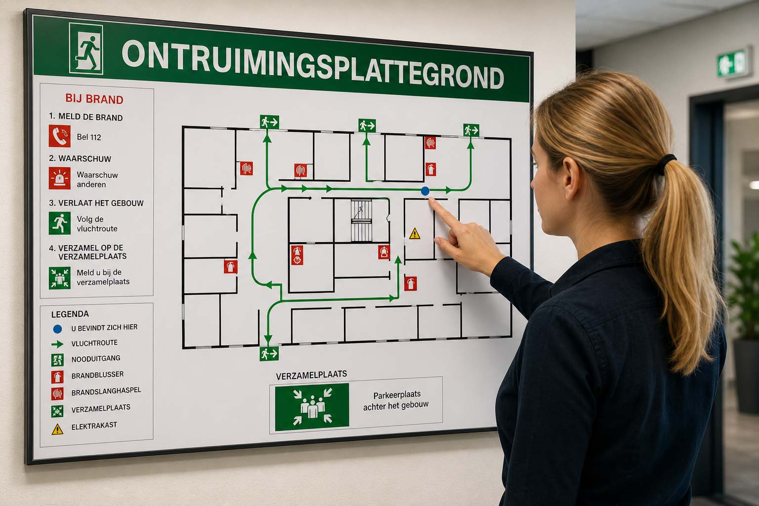 Ontruimingsplattegrond